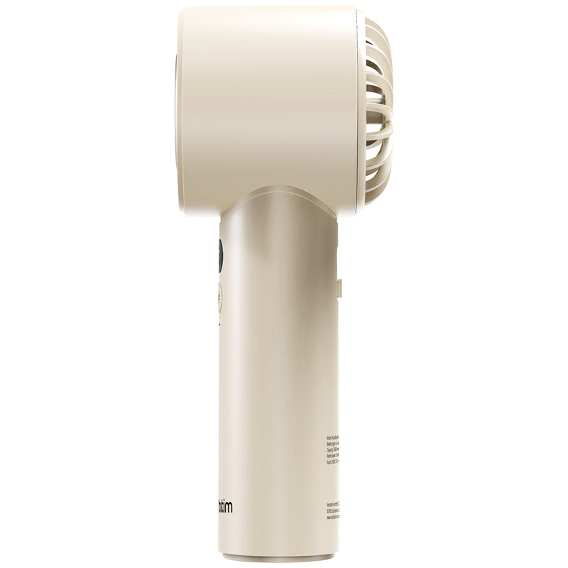 Verbatim Ice Touch Handheld Fan USB-C White Silver Cooling Disc