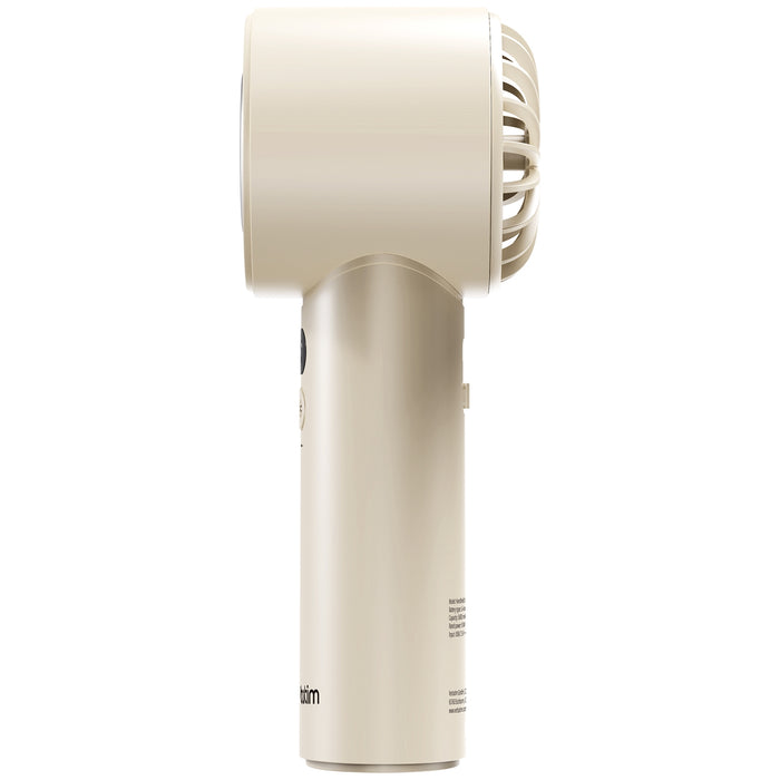 Verbatim Ice Touch Handheld Fan USB-C White Silver Cooling Disc