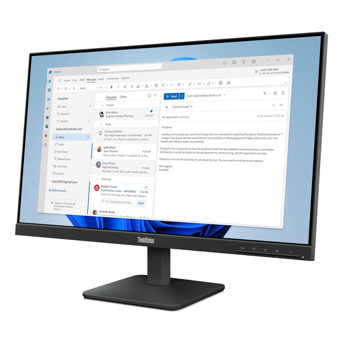 Lenovo ThinkVision S24-4e 23.8" FHD 100Hz IPS Monitor
