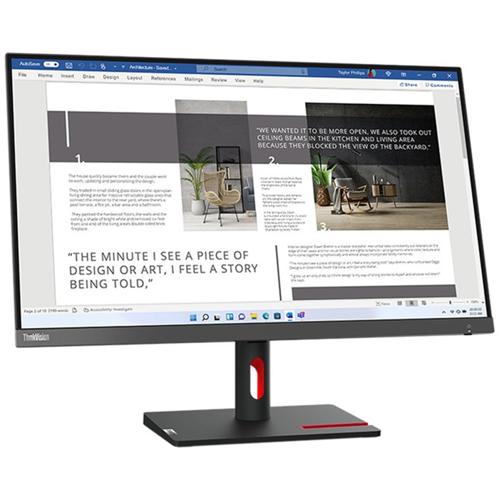 Lenovo ThinkVision S27i-30 27" FHD 100Hz IPS Monitor HDMI