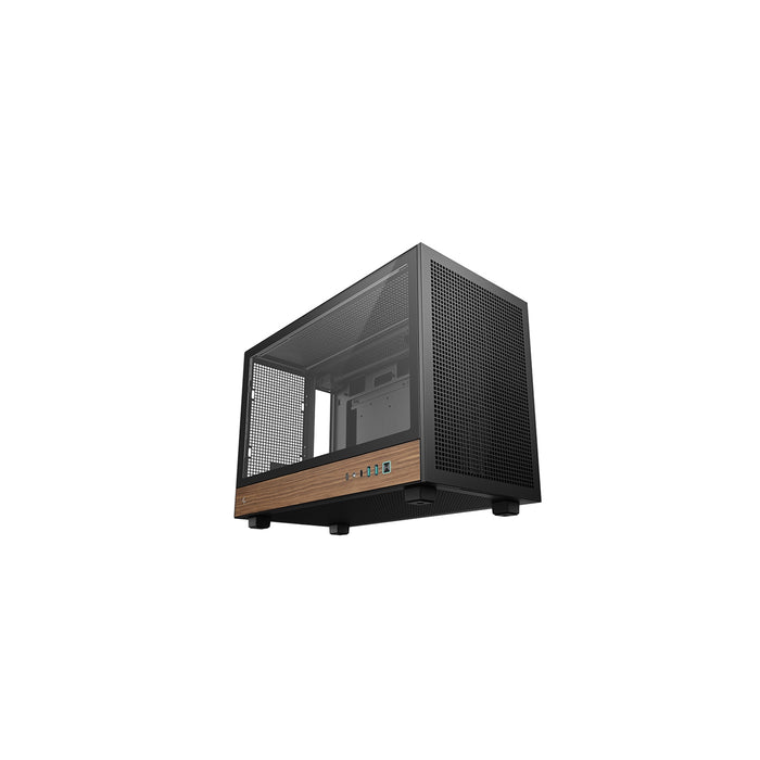 DeepCool CH260 Wood Micro ATX Case High Airflow USB-C