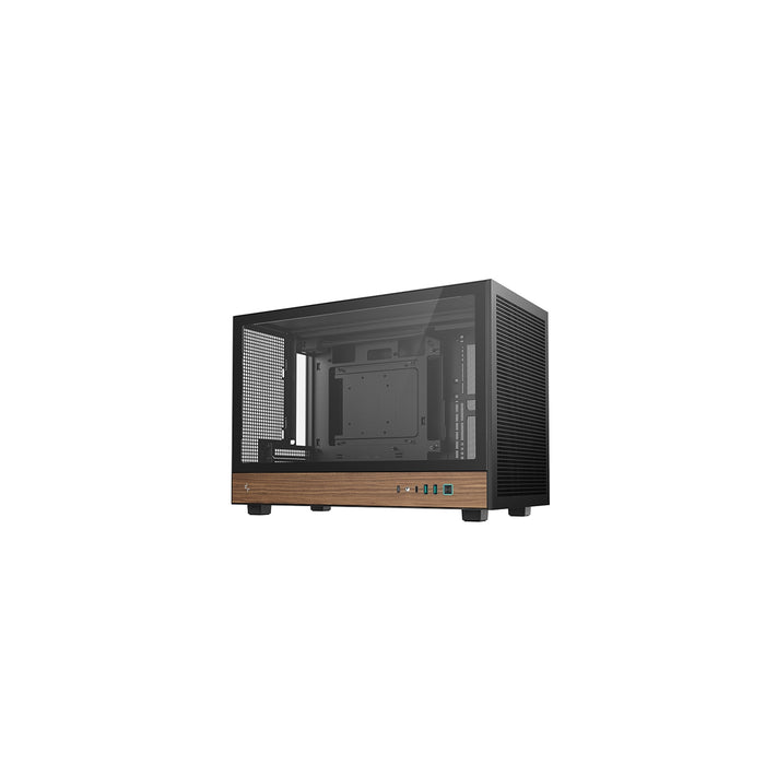 DeepCool CH260 Wood Micro ATX Case High Airflow USB-C