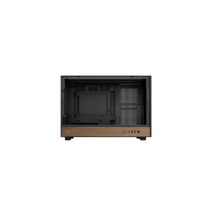 DeepCool CH260 Wood Micro ATX Case High Airflow USB-C