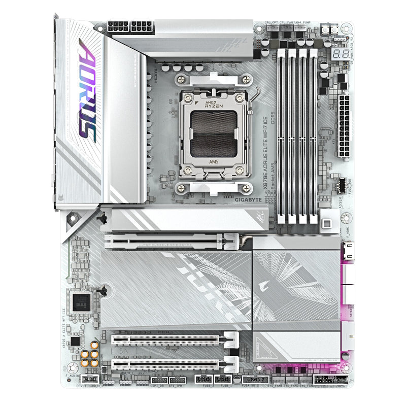Gigabyte X870E AORUS ELITE WIFI7 ICE AM5 ATX DDR5 Motherboard