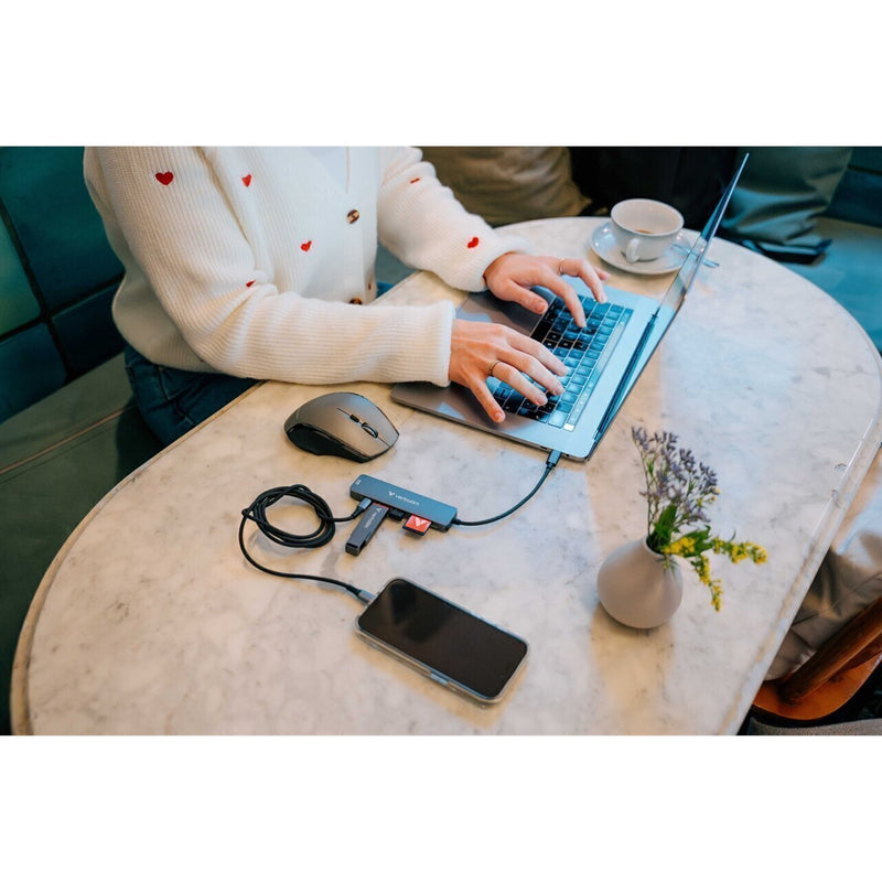 Verbatim USB-C 6 Port Hub with HDMI 4K & 100W PD Charge