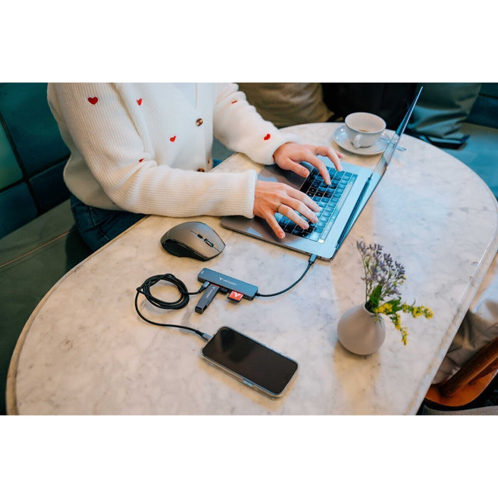 Verbatim USB-C 6 Port Hub with HDMI 4K & 100W PD Charge