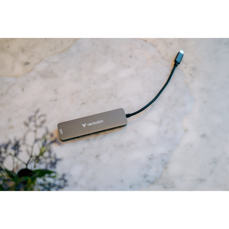 Verbatim USB-C 6 Port Hub with HDMI 4K & 100W PD Charge