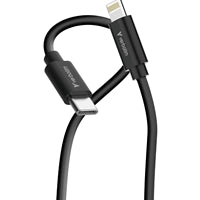 Verbatim USB-C to Lightning Cable 27W 1m (2 Pack) Fast Charge