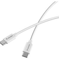 Verbatim USB-C to USB-C White Cable 3m 100W Fast Charging PD