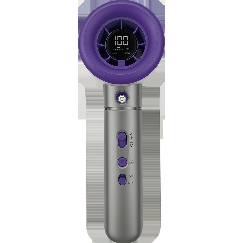 Verbatim Cool & Go Aqua Breeze Handheld Mist Fan Purple/Grey