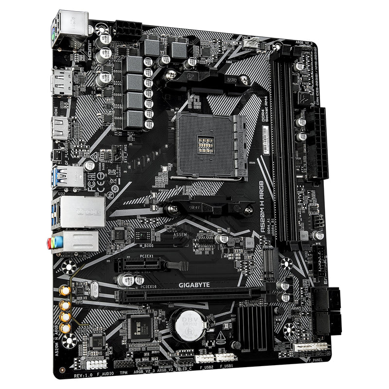 Gigabyte A520M H ARGB AM4 Micro ATX Motherboard DDR4