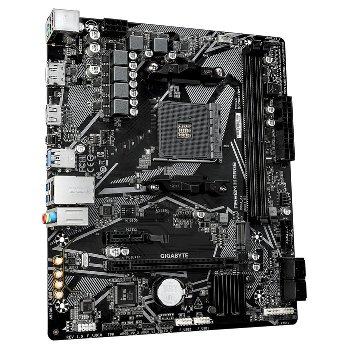 Gigabyte A520M H ARGB AM4 Micro ATX Motherboard DDR4