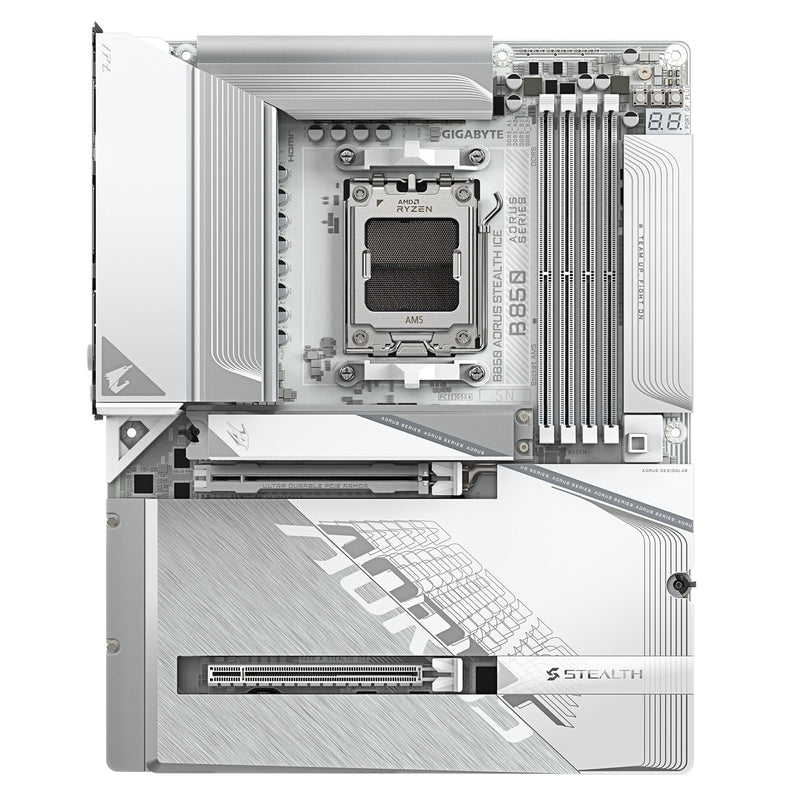 Gigabyte B850 AORUS Stealth Ice WiFi7 AM5 ATX Motherboard