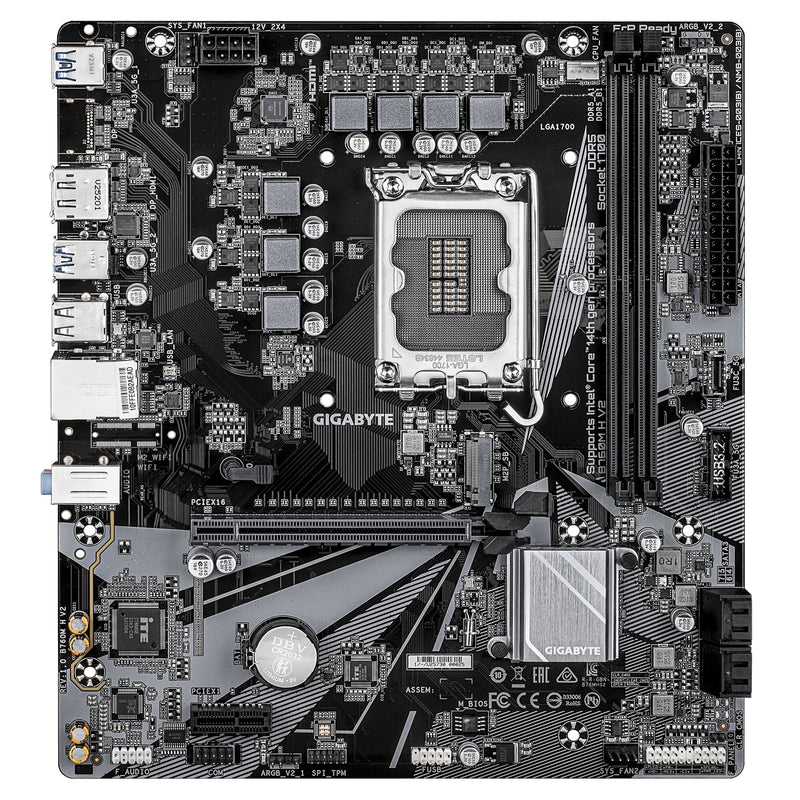 Gigabyte B760M H V2 DDR5 Intel LGA1700 Micro ATX Board