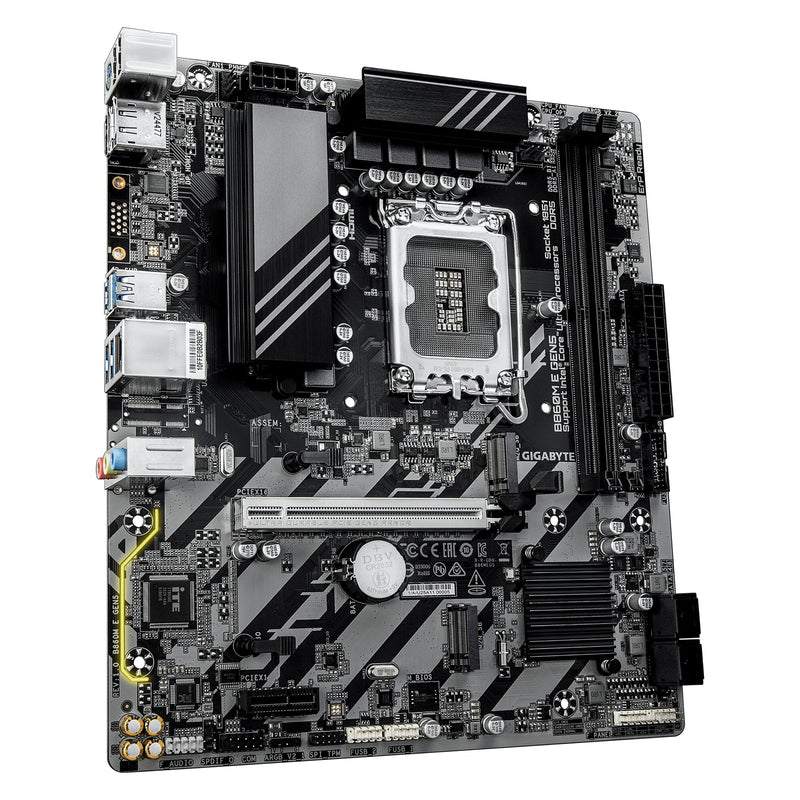 Gigabyte B860M E GEN5 DDR5 Intel LGA1851 Micro ATX Motherboard