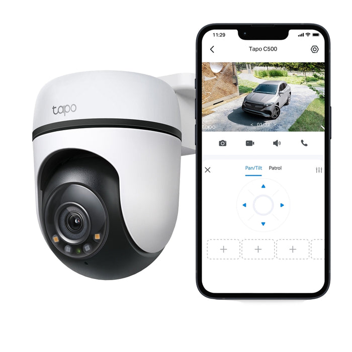 TP-Link Tapo C500 Outdoor Pan Tilt WiFi Security Camera IP65