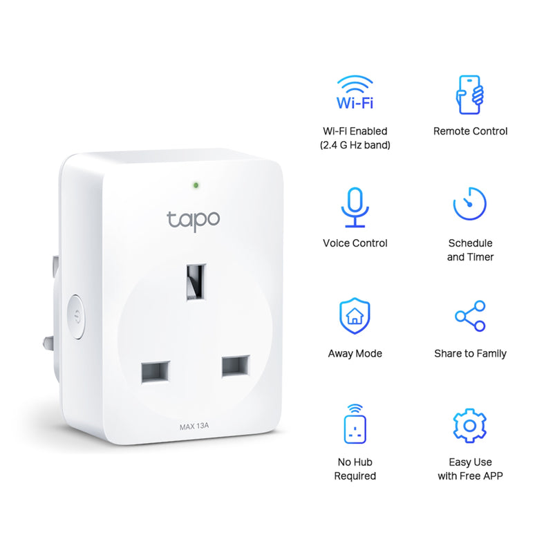 TP-Link Tapo P100 Mini Smart WiFi Socket 4 Pack with Alexa