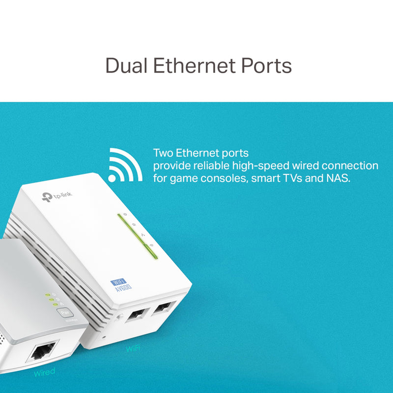 TP-Link TL-WPA4220 KIT AV600 Powerline WiFi Booster Kit