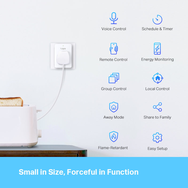 TP-Link Tapo P110 Smart WiFi Plug with Energy Monitoring 4 Pack