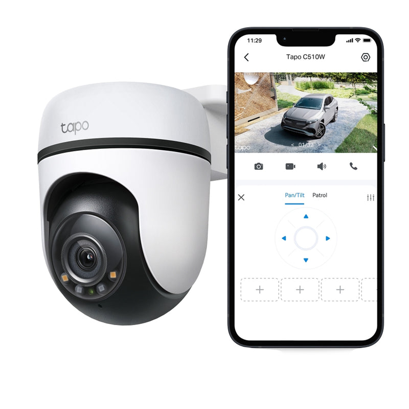 TP-Link Tapo C510W 2K Outdoor Pan Tilt WiFi Security Camera