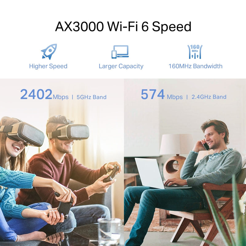 TP-Link RE705X AX3000 Wi-Fi 6 Range Extender EasyMesh