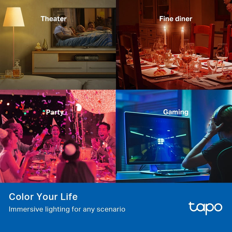 TP-Link Tapo L530E Smart WiFi Multicolour E27 LED Bulb