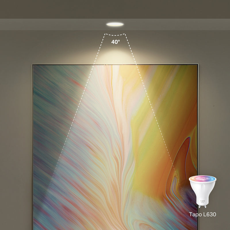 TP-Link Tapo L630 Smart WiFi GU10 Spotlight 2 Pack Multicolour