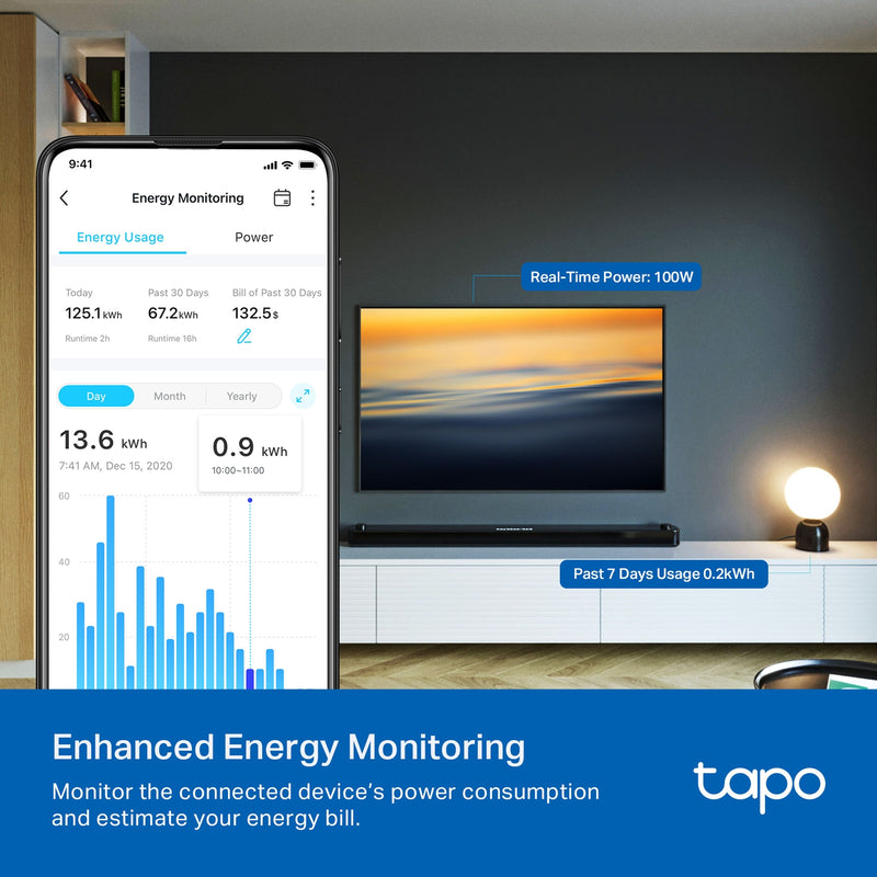 TP-Link Tapo P304M Matter Smart WiFi Power Strip 4 Outlet