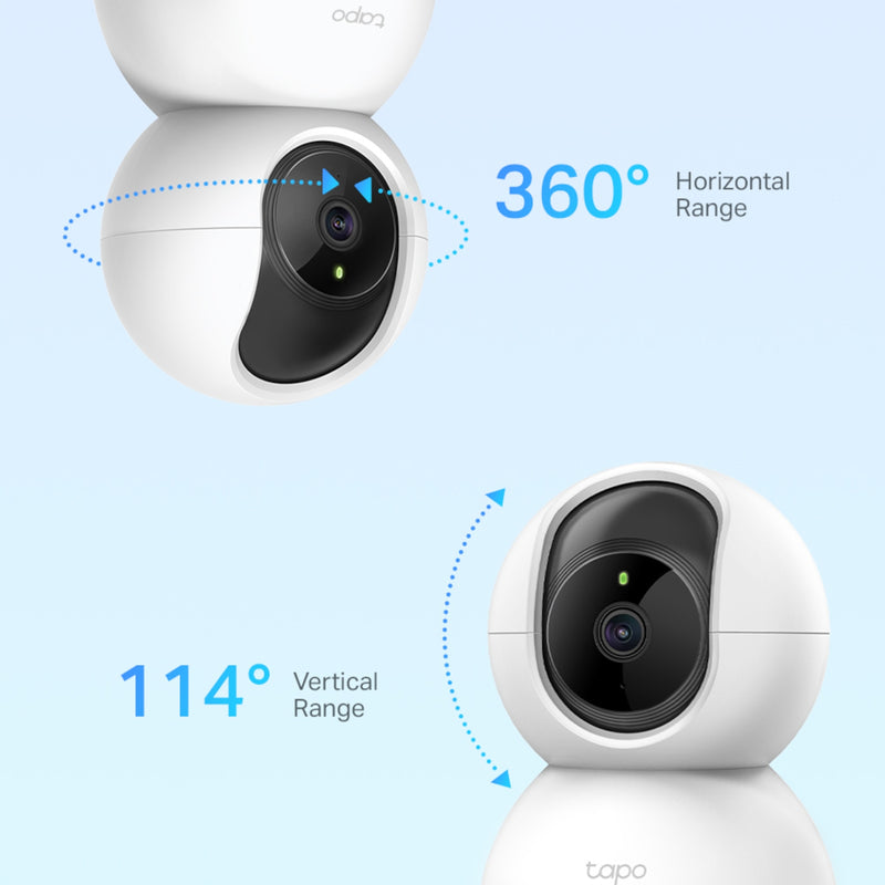 TP-Link Tapo C200 2-Pack Pan Tilt 1080P WiFi Security Cameras