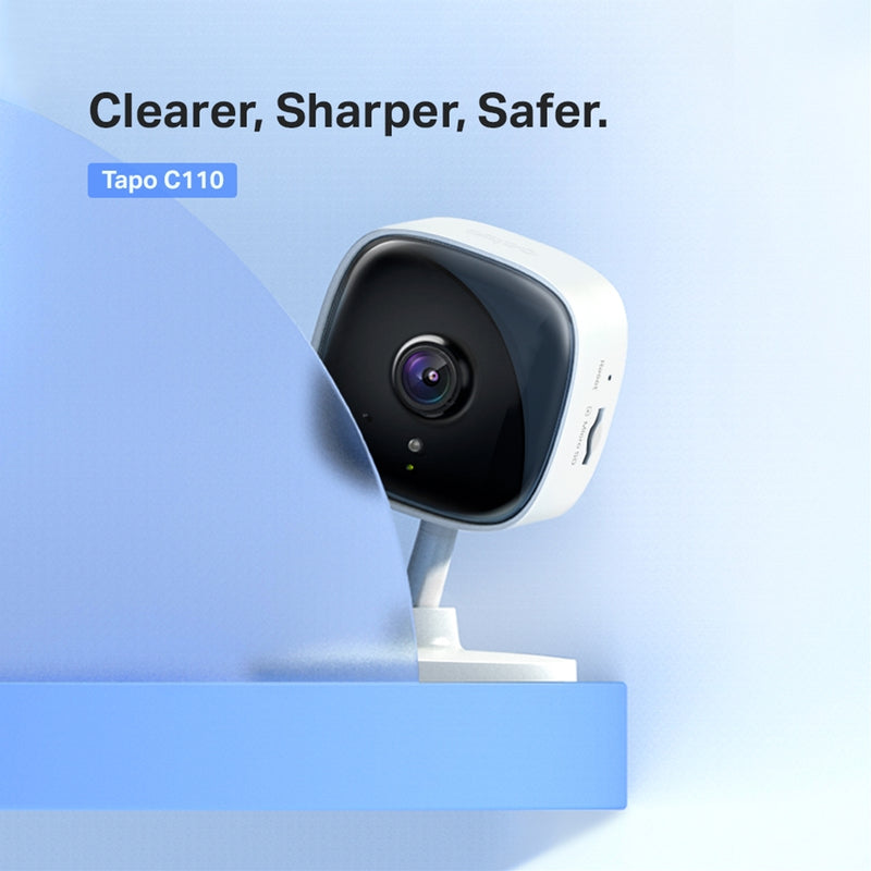 TP-Link Tapo C110 3MP WiFi Security Camera with Night Vision