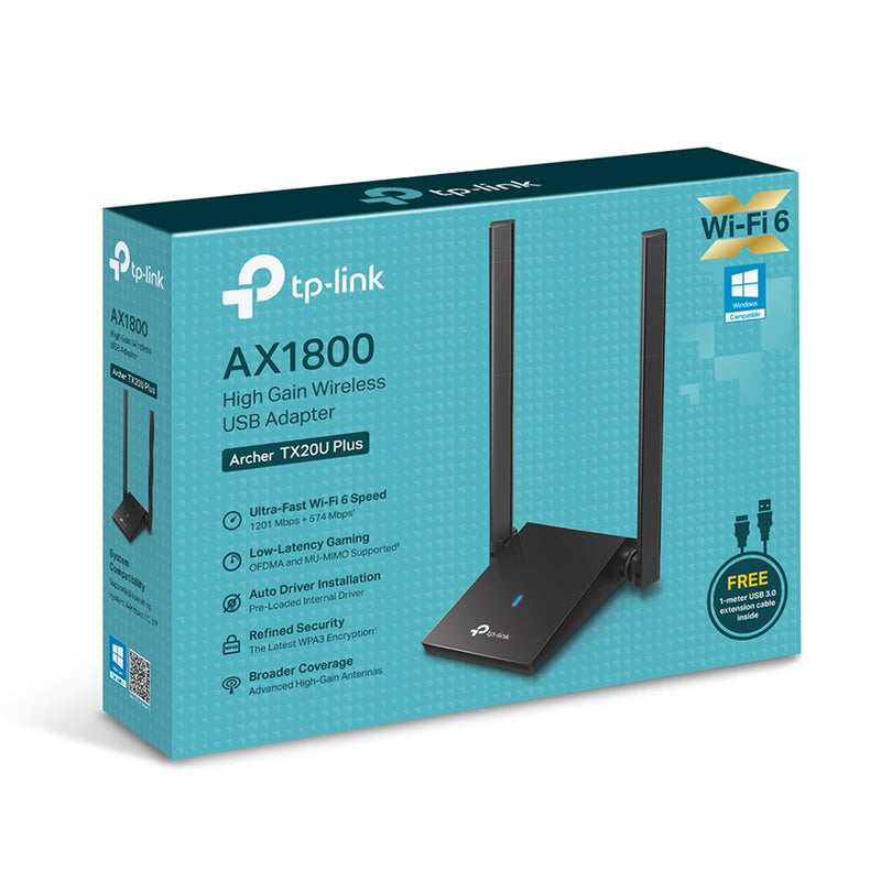TP-Link Archer TX20U Plus AX1800 WiFi 6 USB Adapter