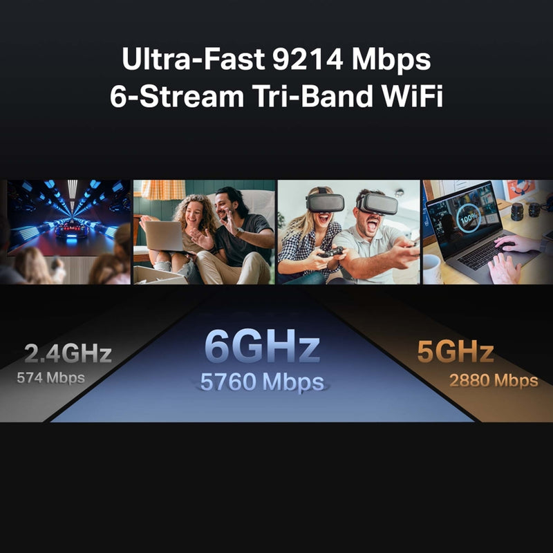 TP-Link Archer BE550 BE9300 Tri-Band WiFi 7 Router