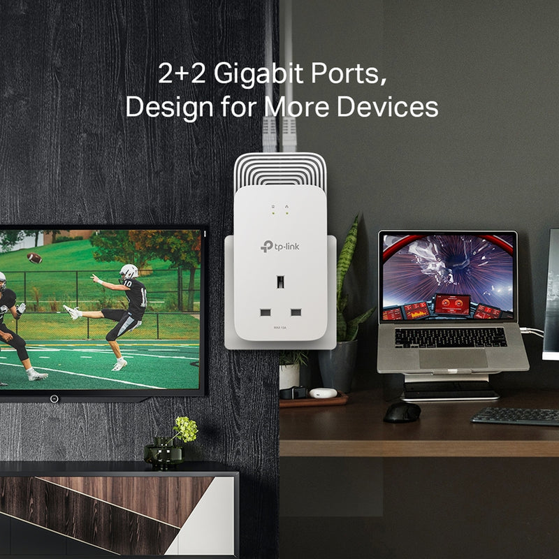 TP-Link PG2400P KIT G.hn2400 Powerline Kit with Passthrough