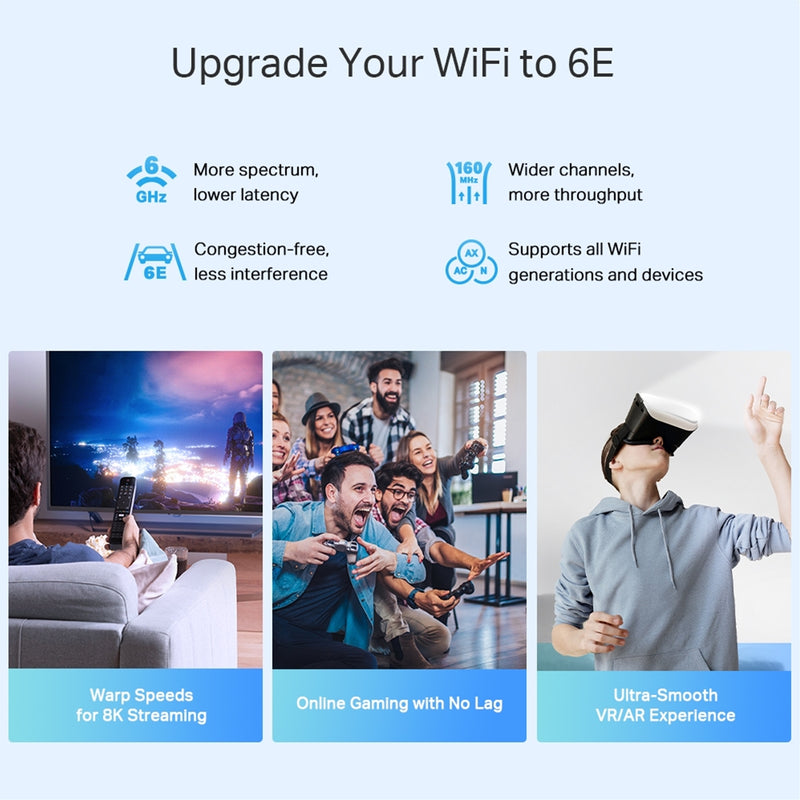 TP-Link Deco XE75 Pro AXE5400 WiFi 6E Mesh System 3 Pack