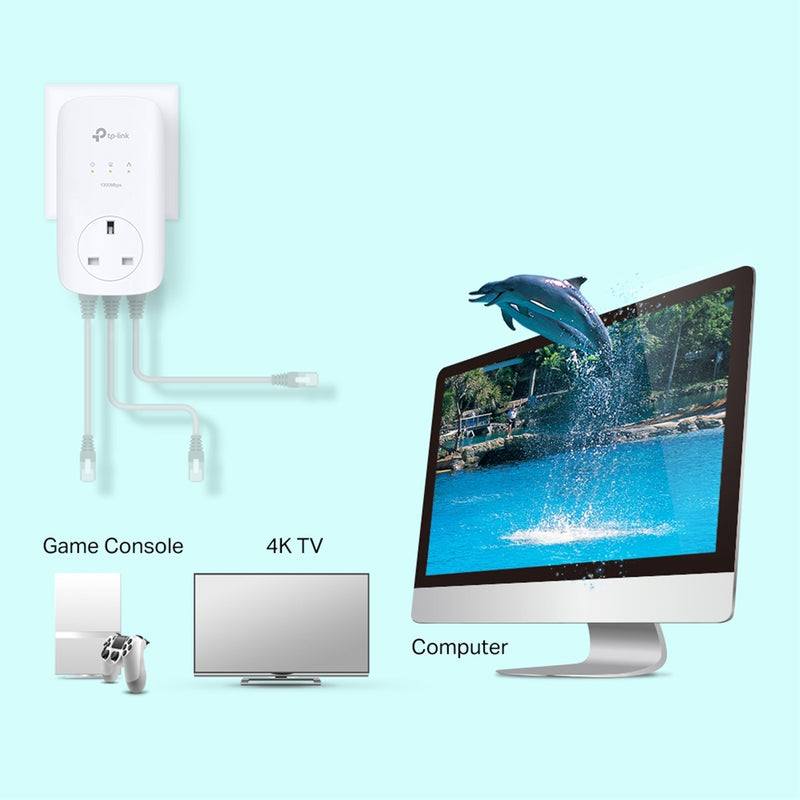 TP-Link TL-PA8033P KIT AV1300 Gigabit Powerline Adapter Kit
