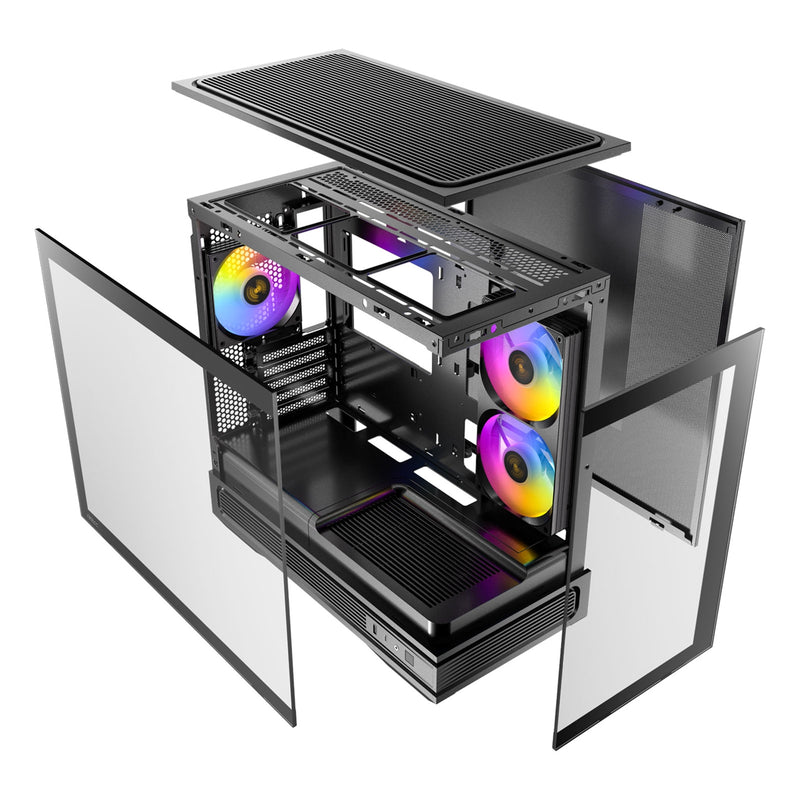 Antec Constellation C2M ARGB Micro-ATX Tempered Glass PC Case