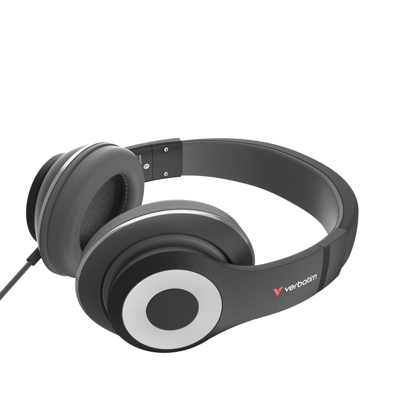 Verbatim TruSound USB-C Over-Ear Headset with Microphone Black