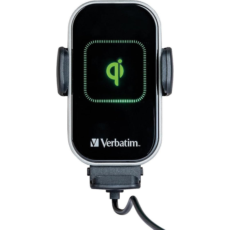 Verbatim FWC-02 Qi 15W Wireless Car Charger with Auto Clamp