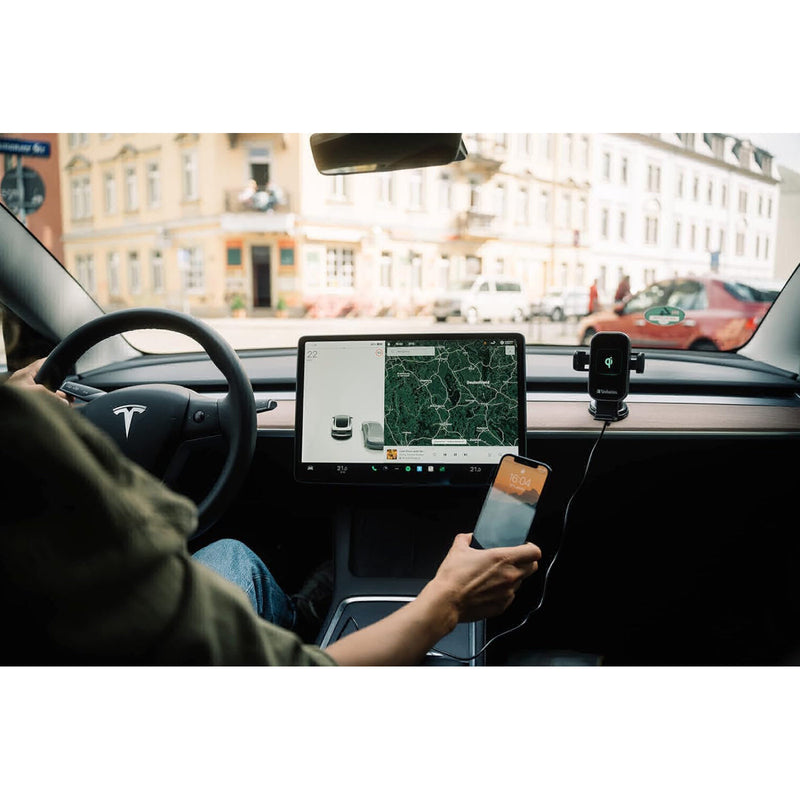 Verbatim FWC-02 Qi 15W Wireless Car Charger with Auto Clamp