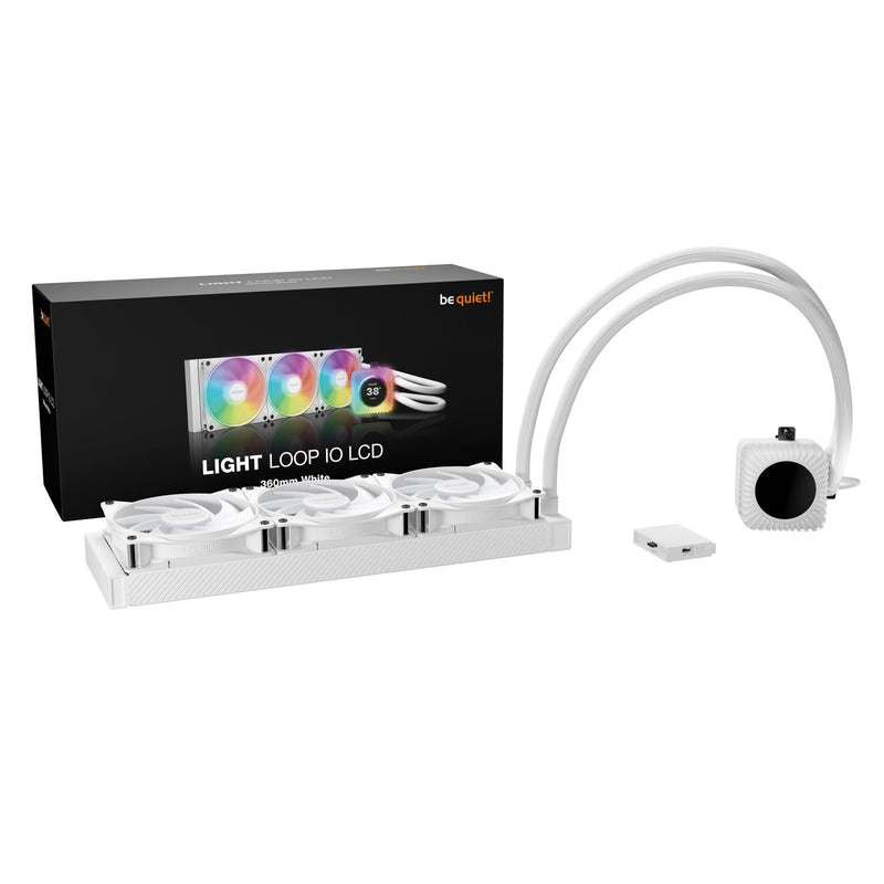 be quiet! Light Loop IO LCD 360mm White ARGB AIO CPU Cooler