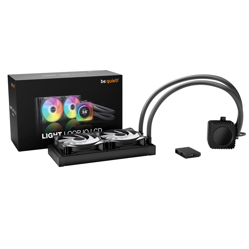 be quiet! Light Loop IO LCD 240mm ARGB AIO CPU Cooler Black