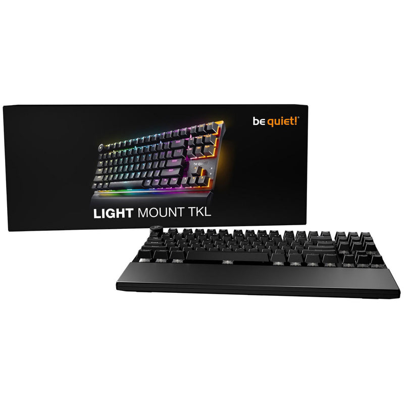be quiet! Light Mount TKL Silent Tactile ARGB Mechanical Keyboard