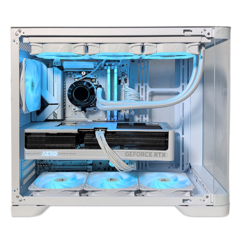 Ryzen 7 7800X3D RTX 5070 Ti White Gaming PC DDR5 32GB 2TB
