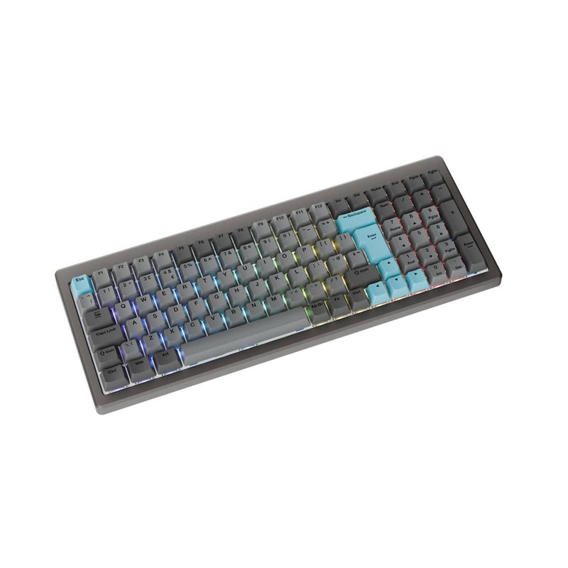 Ducky Cushion 98 UK Wireless Mechanical Keyboard Silent Green
