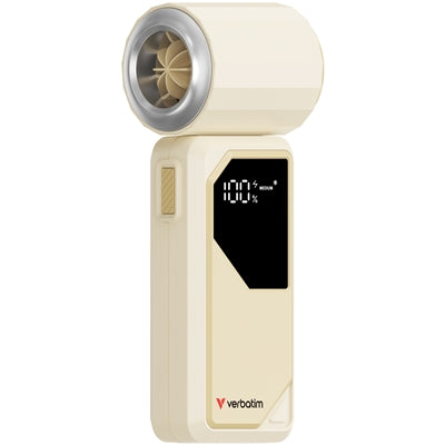 Verbatim Cool n Go AirJet Handheld Fan USB-C White Silver