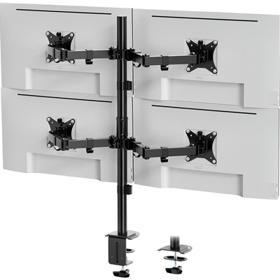 VonHaus Quad Monitor Stand for 13-32" Screens VESA Desk Mount