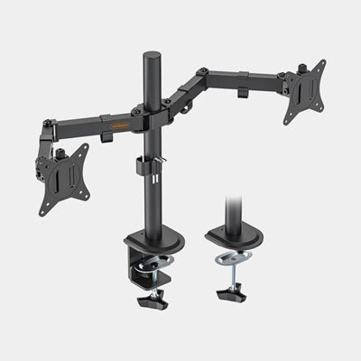 VonHaus Dual Monitor Clamp Mount for 13"–32" Screens – VESA Ready - IT Supplies Ltd