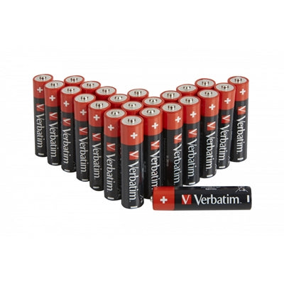 Verbatim AA Alkaline Batteries 1.5V 24 Pack LR6