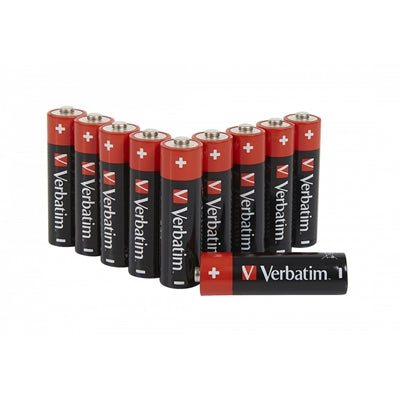 Verbatim AA Alkaline Batteries 10 Pack 1.5V LR6