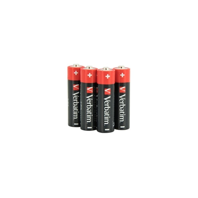 Verbatim AA Alkaline Batteries 1.5V LR6 4 Pack